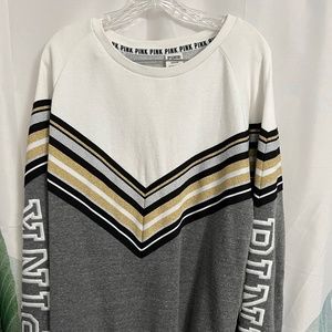 Pink Victoria’s Secret Varsity Crewneck Sweatshirt